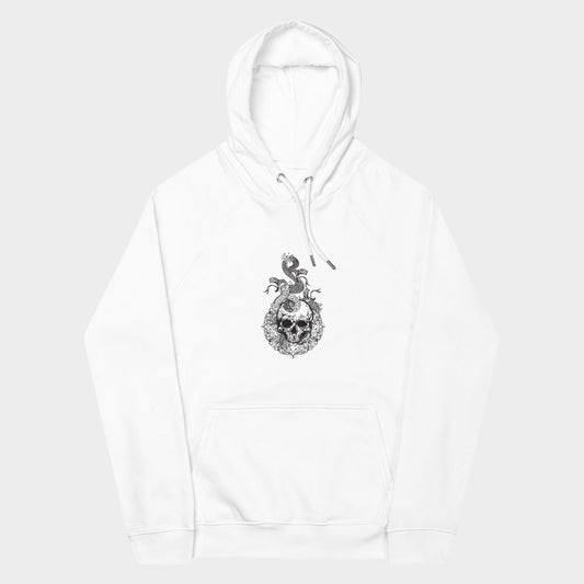 LouVoyage - Hoodie Women - Snake & Skull - White - XS/3XL