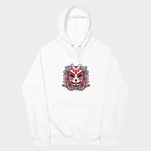 LouVoyage - Hoodie Women - Flower Kitsune - White - XS/3XL