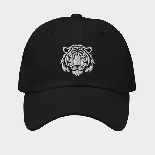 LouVoyage - Cap Men - Embroidery - Tiger - Black