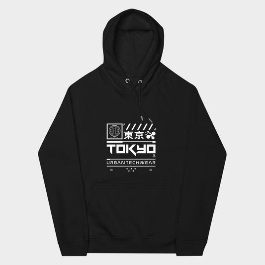 LouVoyage - Hoodie Men - Cyber Tokyo - Black - XS/3XL