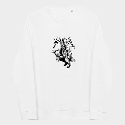 LouVoyage - Pullover Men - Samurai Spirit - White & Gray - XS/3XL