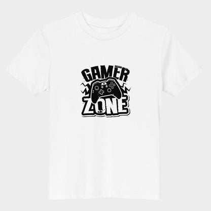 LouVoyage - T-shirt Boys - Gamer Zone - White - 3/13Y