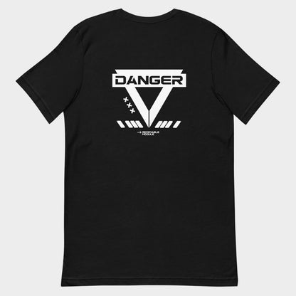 LouVoyage - T-shirt Women - Danger Style - Black - XS/3XL