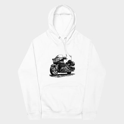 LouVoyage - Hoodie Men - Yamaha XV 1900 - White - XS/3XL