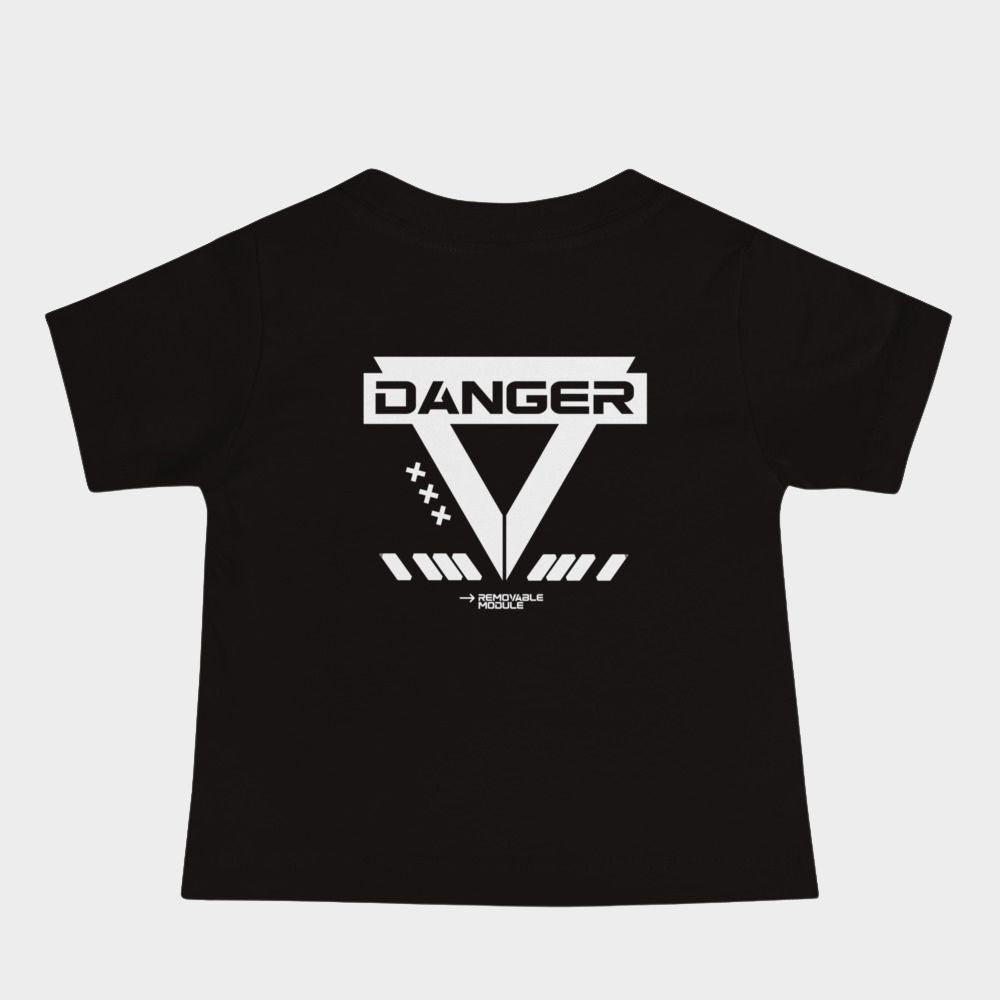 LouVoyage - T-shirt Baby - Danger Style - Black - 6/24M