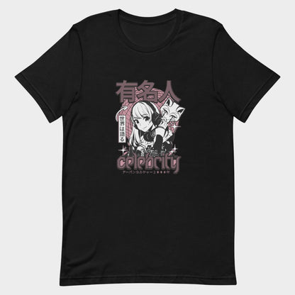 LouVoyage - T-shirt Women - Kitsune Operation - Black & White - XS/3XL