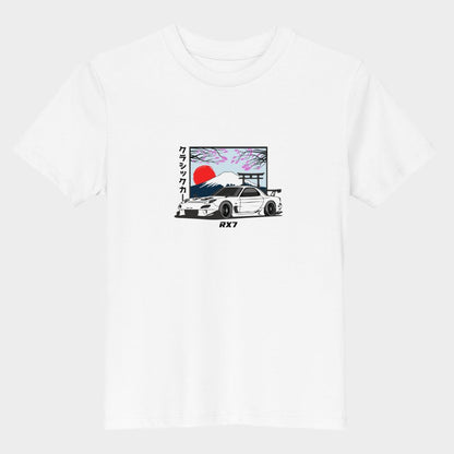 LouVoyage - T-shirt Boys - RX-7 - White - 3/13Y