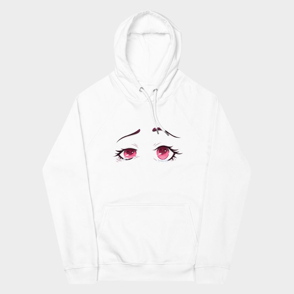 LouVoyage - Hoodie Women - Eyes Contact - White - XS/3XL