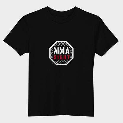 LouVoyage - T-shirt Boys - MMA Cage - Black & Blue - 3/13Y