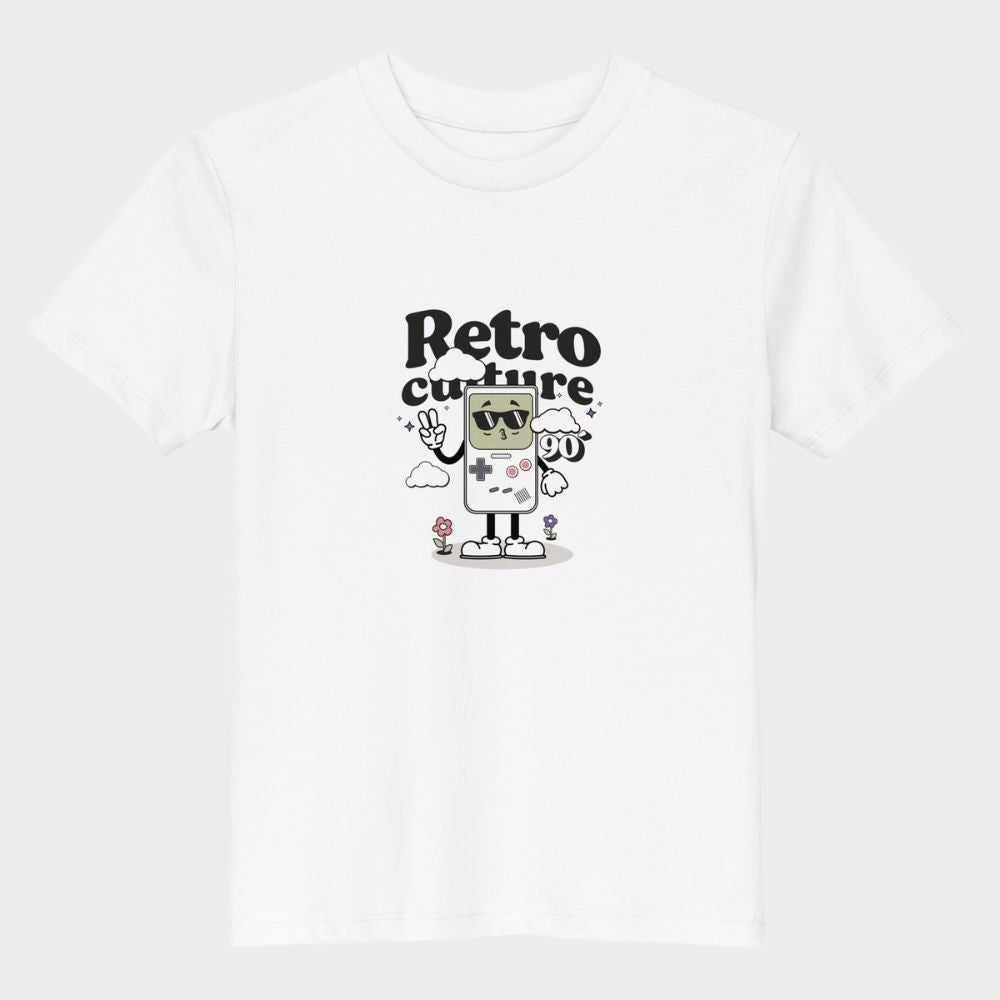 LouVoyage - T-shirt Boys - Retro Gaming - White - 3/13Y