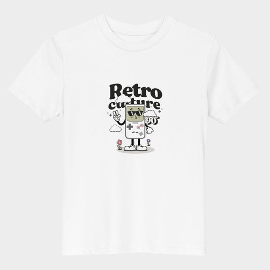 LouVoyage - T-shirt Boys - Retro Gaming - White - 3/13Y