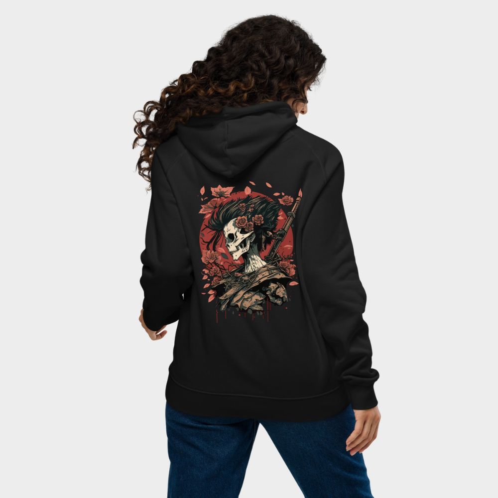 LouVoyage - Hoodie Women - Samurai Fallen - Black - XS/3XL