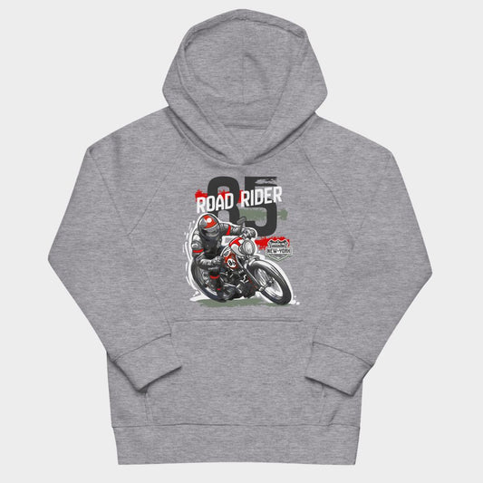 LouVoyage - Hoodie Boys - Road Rider - Gray - 4/12Y