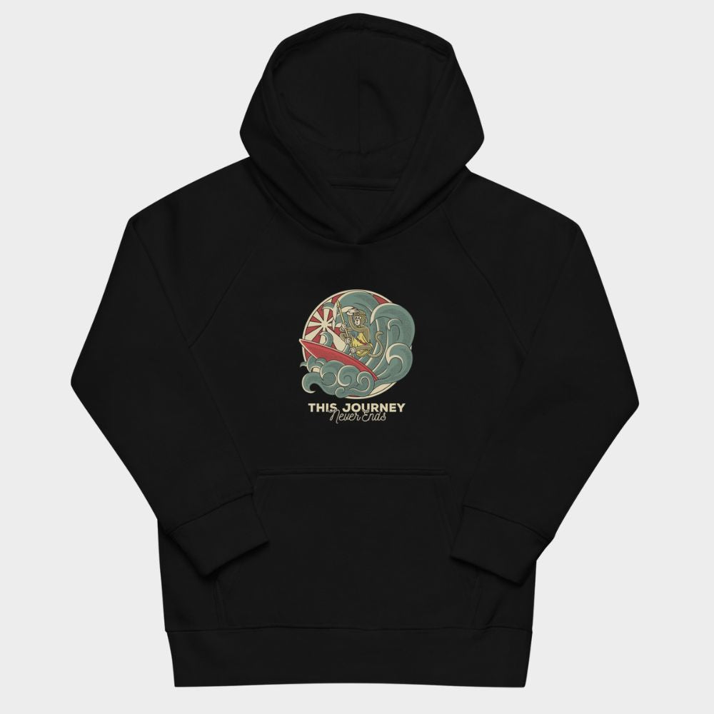 LouVoyage - Hoodie Boys - Wukong - Black & Gray - 4/12Y