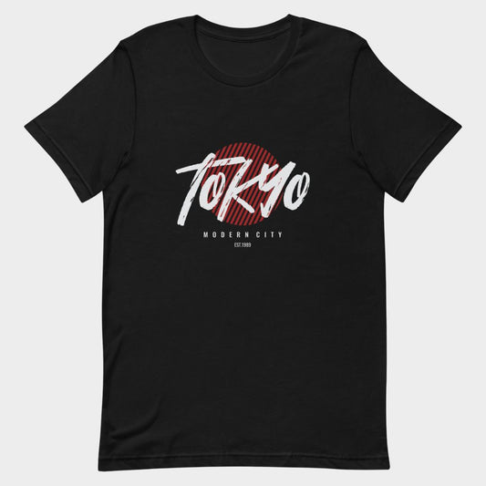 LouVoyage - T-shirt Men - Tokyo Style - Black - XS/2XL