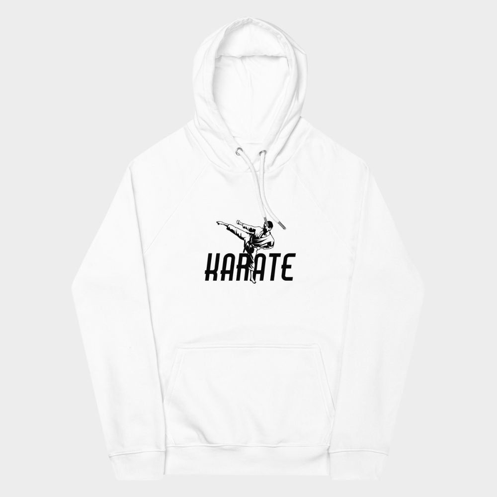 LouVoyage - Hoodie Men - Karate - White & Orange - XS/3XL