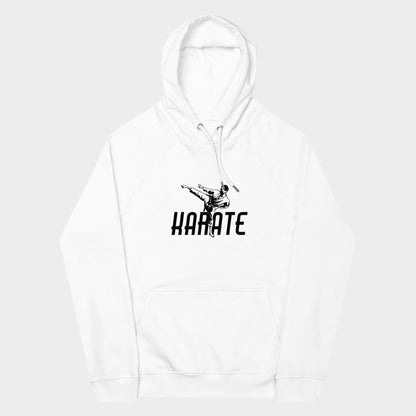 LouVoyage - Hoodie Men - Karate - White & Orange - XS/3XL