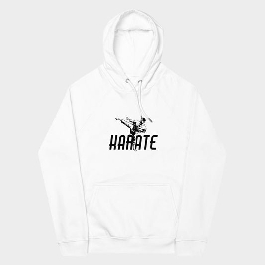 LouVoyage - Hoodie Men - Karate - White & Orange - XS/3XL