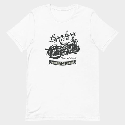 LouVoyage - T-shirt Men - Legendary Racer - White - XS/3XL