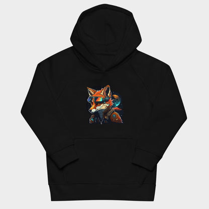 LouVoyage - Hoodie Boys - Beta Fox - Black & Gray - 4/12Y