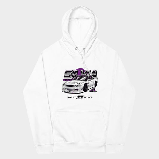 LouVoyage - Hoodie Men - Silvia S13 - White - XS/3XL