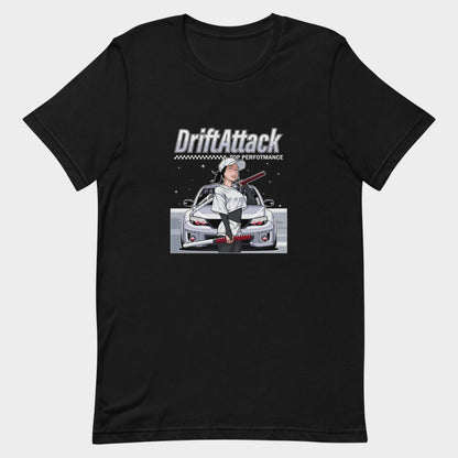 LouVoyage - T-shirt Men - Drift Attack - Black - XS/3XL