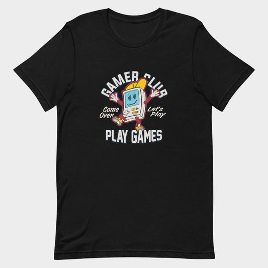 LouVoyage - T-shirt Men - Gamer Club - Black - XS/3XL