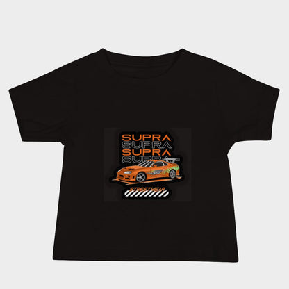 LouVoyage - T-shirt Baby - Supra Racing Mode - Black & White - 6/24M