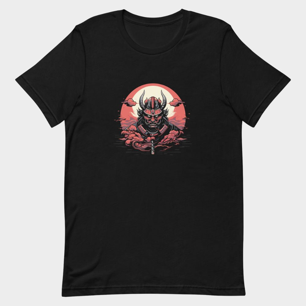 LouVoyage - T-shirt Men - Demon Samurai - Black - XS/3XL