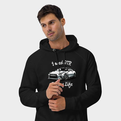 LouVoyage - Hoodie Men - I Need GTR - Black - XS/3XL