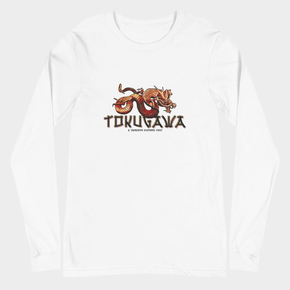 LouVoyage - Long Sleeve T-shirt Women - Tokugawa - White - XS/2XL