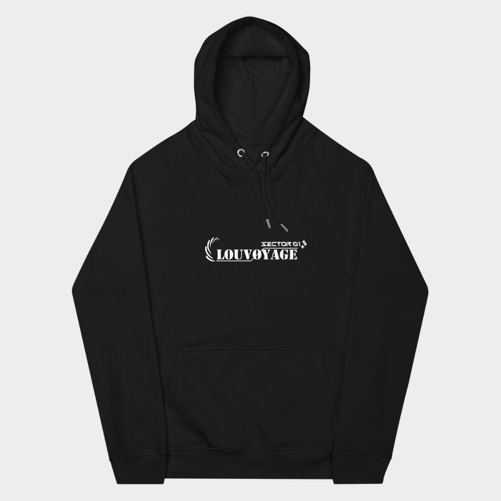 LouVoyage - Hoodie Men - Cyber LouVoyage - Black - XS/3XL