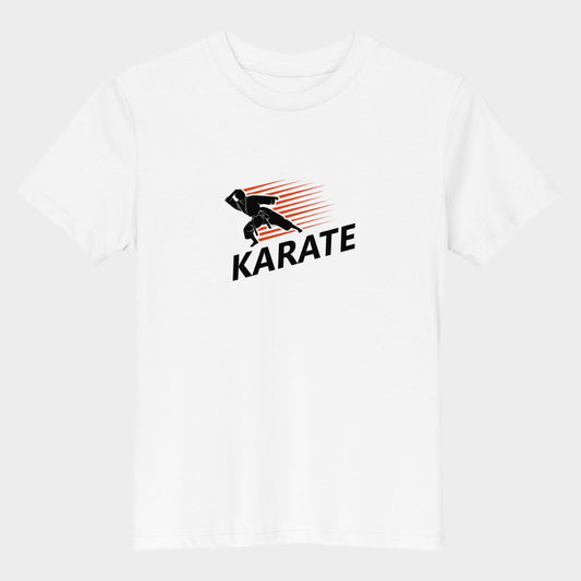 LouVoyage - T-shirt Boys - Karate Style - White - 3/13Y