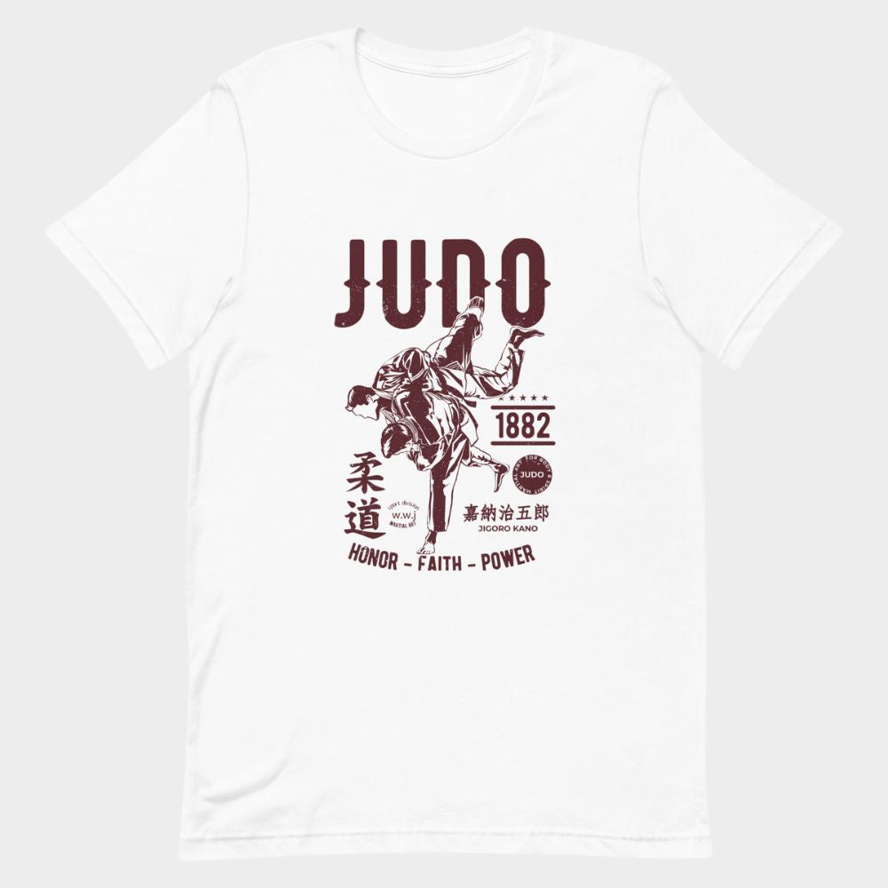 LouVoyage - T-shirt Men - Judo - White - XS/3XL