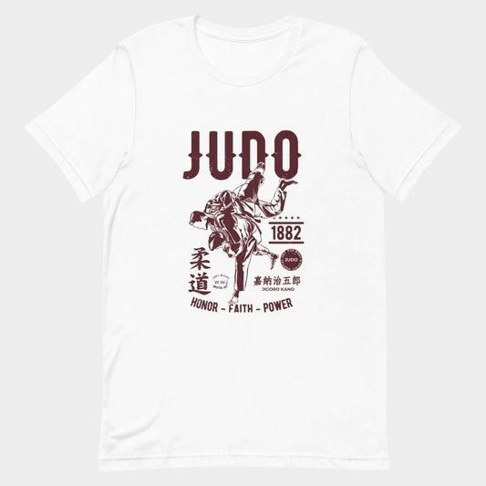 LouVoyage - T-shirt Men - Judo - White - XS/3XL