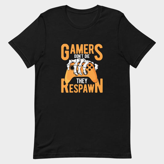 LouVoyage - T-shirt Men - Gamer's Motto - Black - XS/3XL