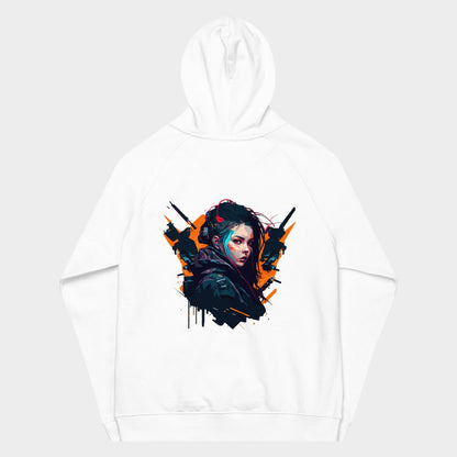 LouVoyage - Hoodie Women - Cyberpunk - White - XS/3XL