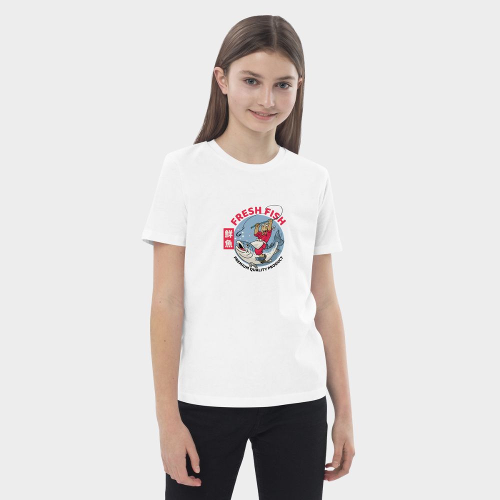 LouVoyage - T-shirt Girls - Lady Chief - White - 3/13Y