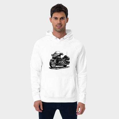 LouVoyage - Hoodie Men - Yamaha XV 1900 - White - XS/3XL