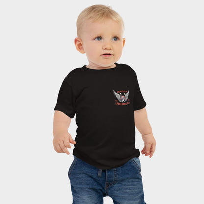 LouVoyage - T-shirt Baby - Freedom Under the Road - Black & White - 6/24M