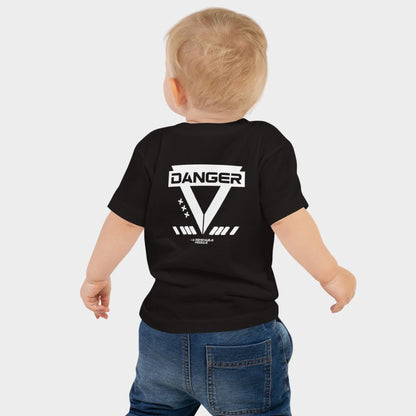 LouVoyage - T-shirt Baby - Danger Style - Black - 6/24M