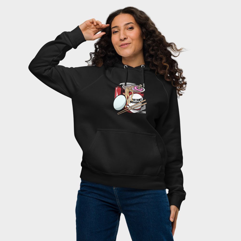 LouVoyage - Hoodie Women - Ramen Time - Black & White - XS/3XL