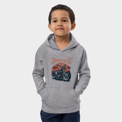 LouVoyage - Hoodie Boys - Cafe Racer - Gray - 4/12Y