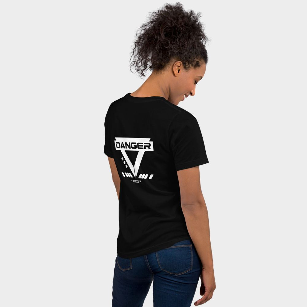 LouVoyage - T-shirt Women - Danger Style - Black - XS/3XL