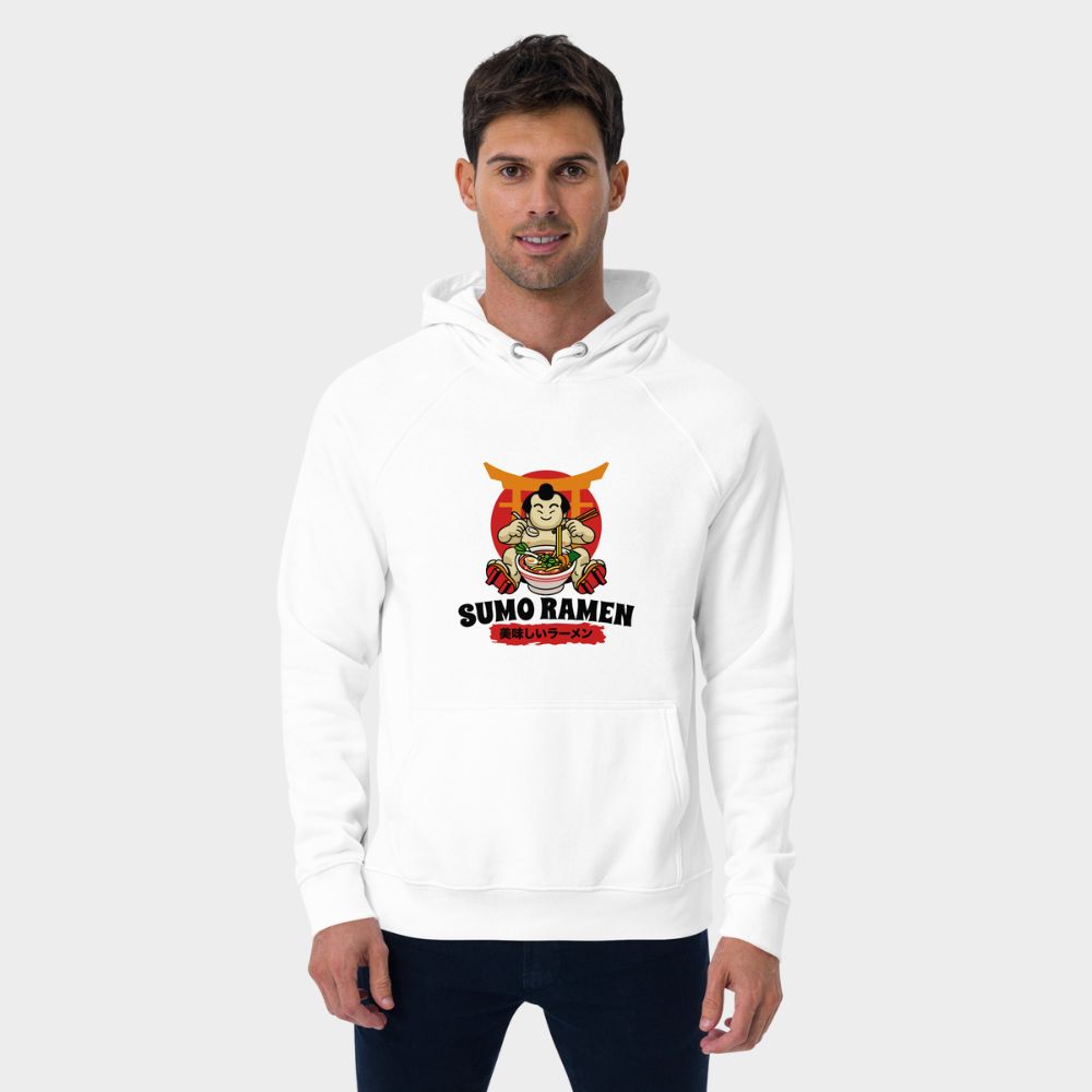 LouVoyage - Hoodie Men - Sumo Ramen - White - XS/3XL