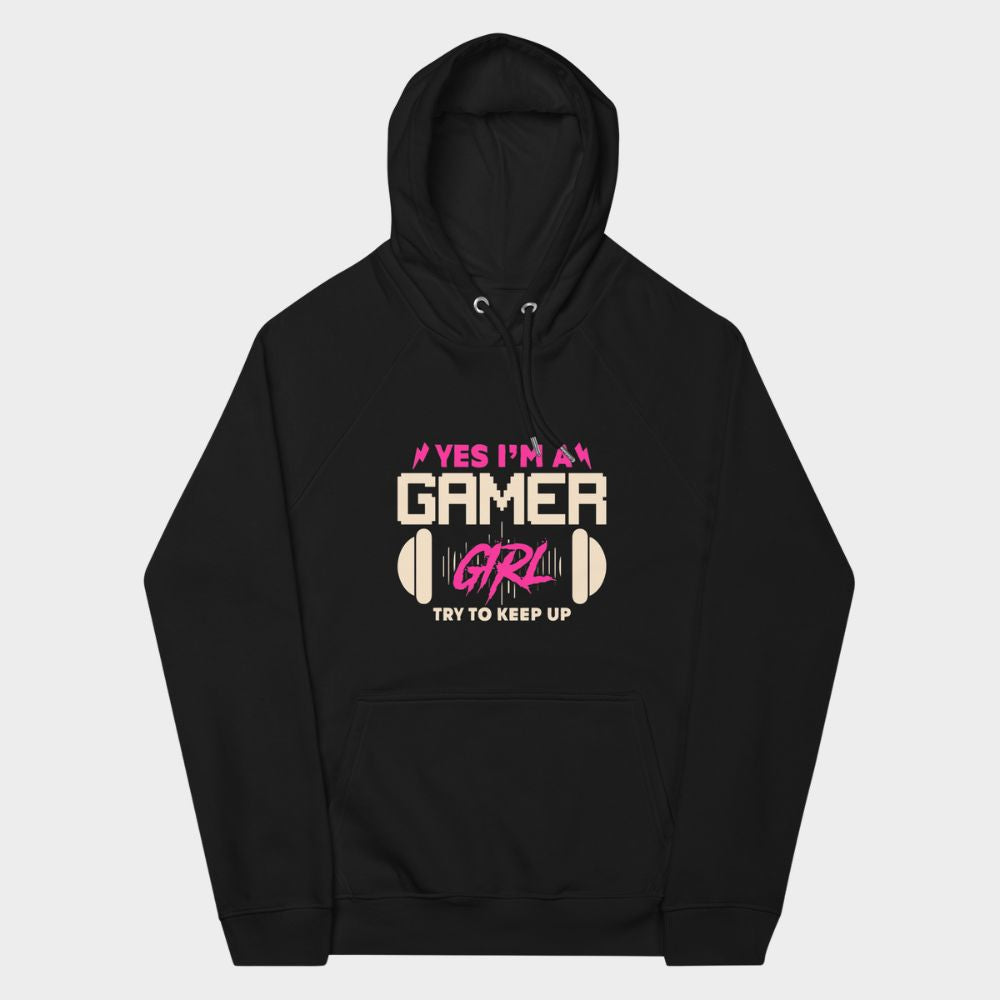 LouVoyage - Hoodie Women - I am Gamer - Black - XS/3XL