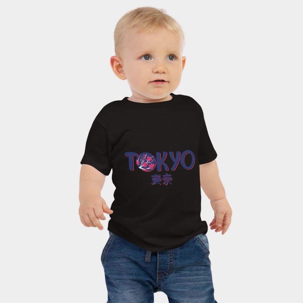 LouVoyage - T-shirt Baby - Tokyo Style - Black - 6/24M