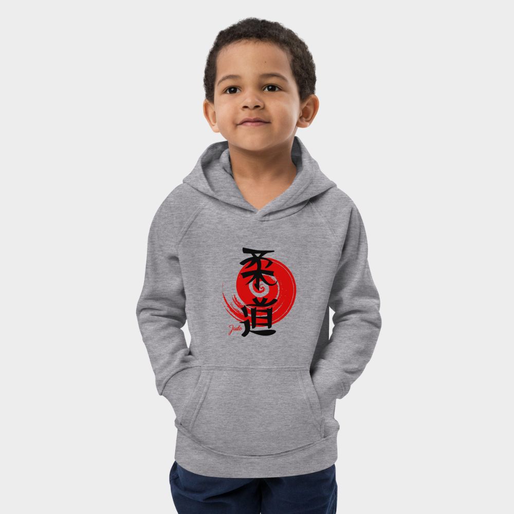 LouVoyage - Hoodie Boys - Judo Style - Gray - 4/12Y