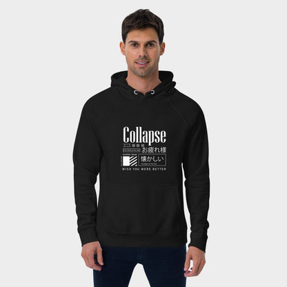 LouVoyage - Hoodie Men - Collapse - Black - XS/3XL