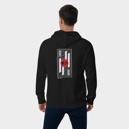 LouVoyage - Hoodie Men - Cyber Tokyo Style - Black - XS/3XL